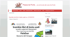 Desktop Screenshot of piazzadaponte.it