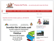 Tablet Screenshot of piazzadaponte.it